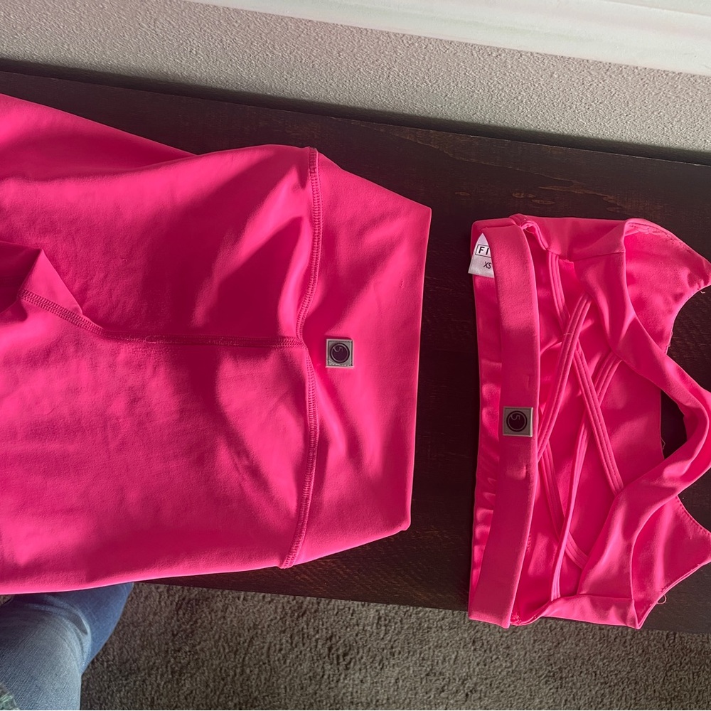 Vibrant Pink Women's Activewear Set